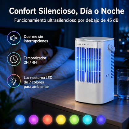 Mini Climatizador Inteligente con Humidificador